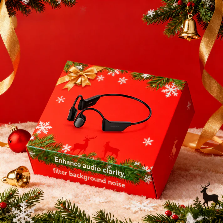 🎅 Give the gift of clarity — Bone Conduction Smart Earbuds - FREE SHIPPING TODAY 🎁 🎄✨